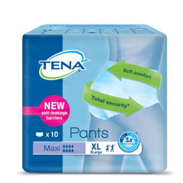 Pannolone pull up tena pants maxi taglia extra large 10 pezzi