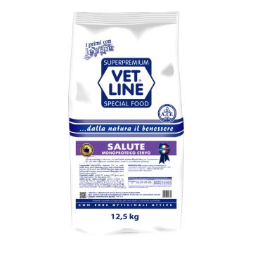 Vetline Cane Salute Monoproteico Cervo 12,5 Kg