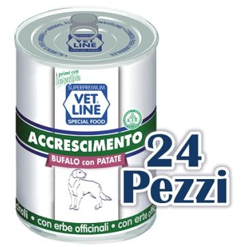 Vet line accrescimento bufalo/patate 400 g