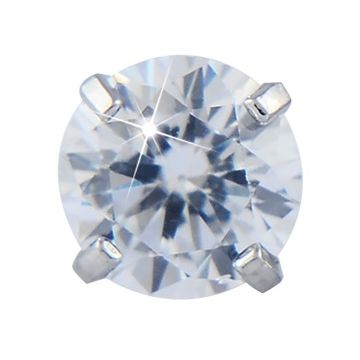 Tiffany cubico 4mm cristallo