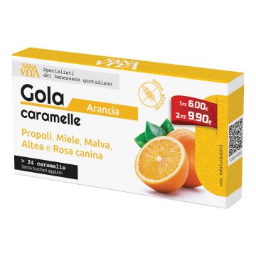 Sanavita Gola Lim/miele 24compresse