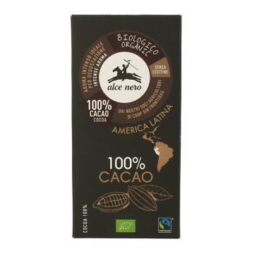 Alce Nero Tavoletta Cacao 100% Biologico 50g