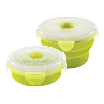 Nuvita contenitori in silicone 540 ml verde