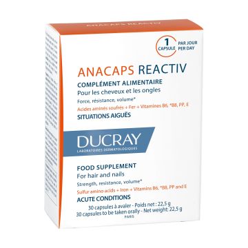 Anacaps reactiv 30 capsule ducray Anacaps reactiv 30 capsule ducray