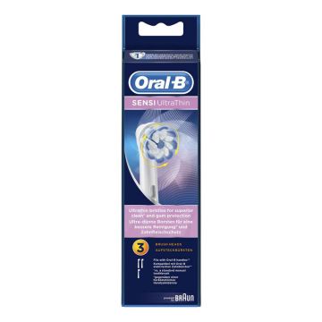 Braun oral-b ricarica eb 60 ultra thin testine di ricambio 3 pezzi