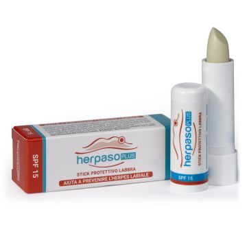 Herpaso plus spf15 stick protettivo labbra