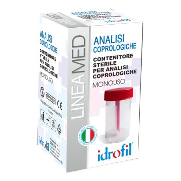 Contenitore analisi coprologiche 60 ml