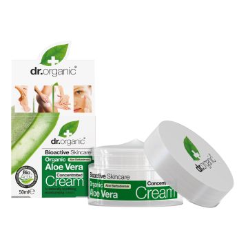 Dr organic aloe concentrated cream crema viso 50 ml