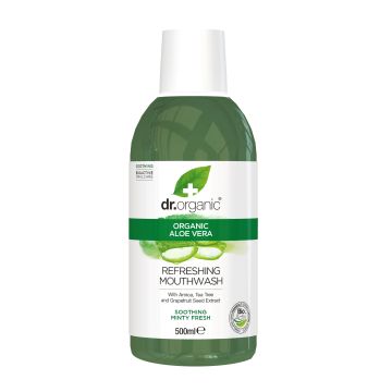 Dr organic aloe mouthwash collutorio 500 ml