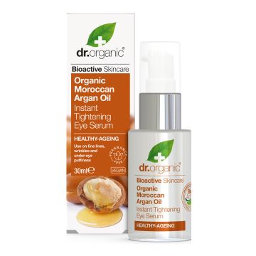 Dr organic argan instant tightening eye serum siero occhi 30 ml