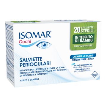 Isomar occhi salviette perioculari 20 pezzi