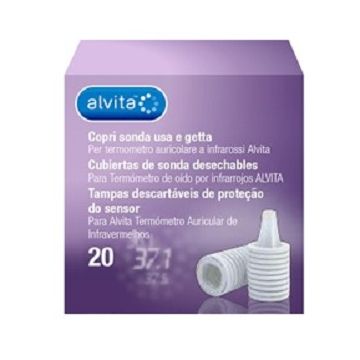 Alvita copri sonda usa e getta per termometro ad infrarossi 20 pezzi