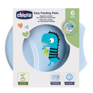 Chicco ciotolina facile imbocco 6 mesi+ azzurro