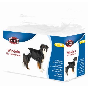 Trixie Pannolino Per Cani Tg. L 38-56 Cm 12 Pezzi