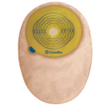 Sacca per colostomia esteem+ fondo chiuso ritagliabile 20-70 mm trasparente grande 30 pezzi