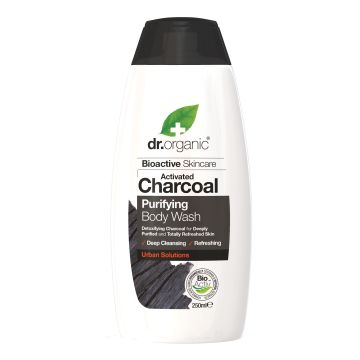 Dr organic charcoal carbone attivo bodywash bagnodoccia 250 ml