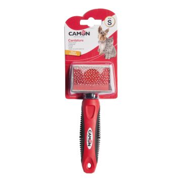 Camon Cane Cardatore Con Denti In Acciaio & Punte Arrotondate Tg. "S" 6X4,5 Cm