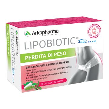 4321 slim lipobiotic perdita di peso 60 capsule