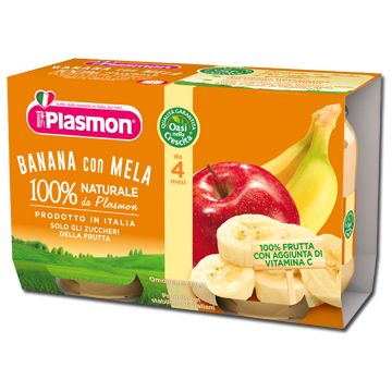 Omo pl.banana/mela 2x104g