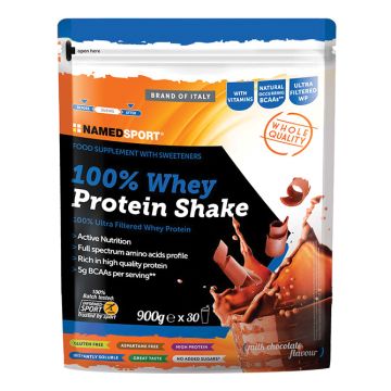 100% whey protein shake milk chocolate 900 g