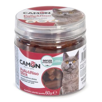 Camon Gatto Snack Stick Pollo & Riso 60 Gr