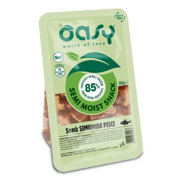Oasy Cane Snack Semiumido Pesce 100 Gr