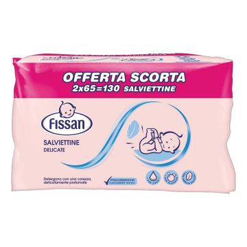 Fissan Baby Salv.bi-pack 65pezzi
