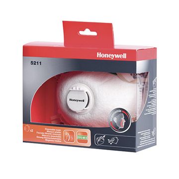 Maschera filtrante ffp2 bianco misura unica 2 pezzi