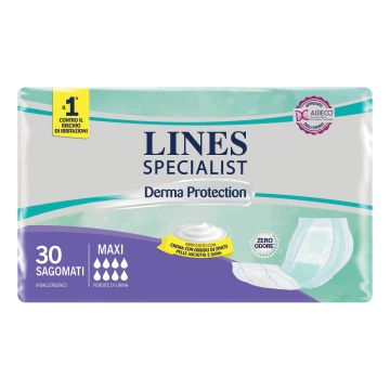 Pannolone per incontinenza lines specialist sagomato maxi 30 pezzi
