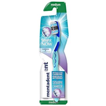 Mentadent Spazzolino White Now Carbon Correct