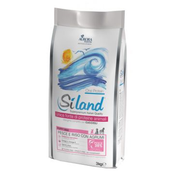 Siland Cane One Protein Puppy&Junior Mini Pesce Azzurro, Riso & Agrumi 3 Kg