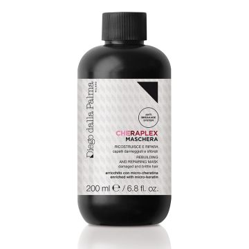 DIEGO DALLA PALMA - Cheraplex Maschera - Ricostruisce e Ripara capelli danneggiati e sfibrati 200 ml