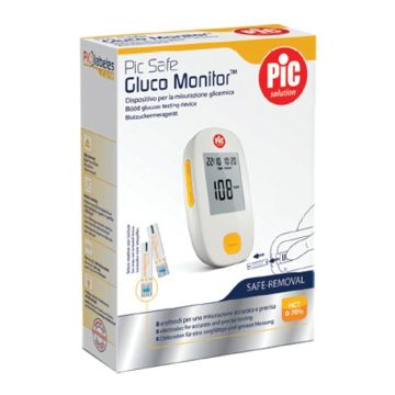 Glucometro con Monitor Pic Gluco Safe 1 Pezzo
