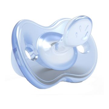 Nuvita ortohosoft succhietto con tettarella ortodontica blu