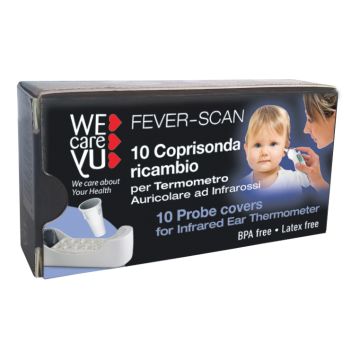 Coppelle ricambio per termometro infrarossi wecareyu fever-scan 10 pezzi