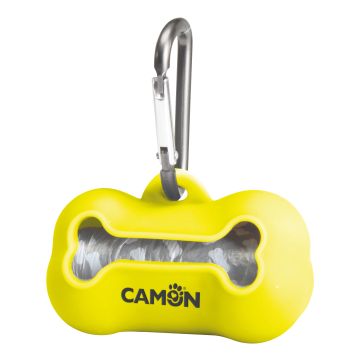 Dispenser silicone c/1x20 sacchetti giallo