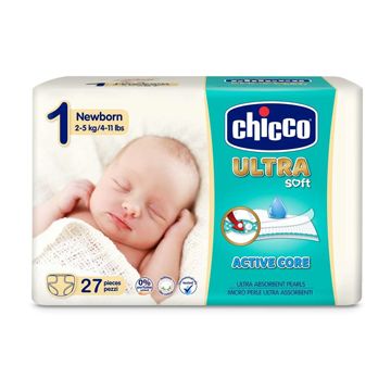 Chicco Pannolino Ultra Newborn 2-5kg 27 pezzi