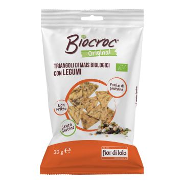 Biocroc triangoli di mais con legumi 20 g