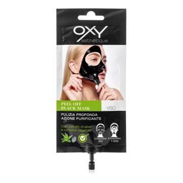 OXY - Black line Peel off black mask - Maschera viso purificante 20 ml
