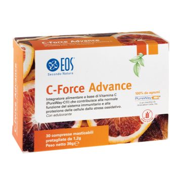 Eos c force advance 30 compresse masticabili pretagliate
