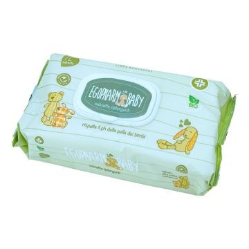 Salviette imbevute baby estratti biologici 72 pezzi