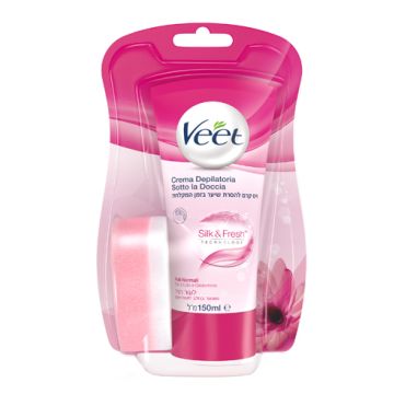 Veet silk&fresh technology crema sotto la doccia pelli normali
