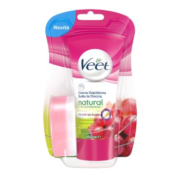 Veet natural inspirations crema sotto la doccia olio semi di uva 150 ml Veet natural inspirations crema sotto la doccia olio semi di uva 150 ml