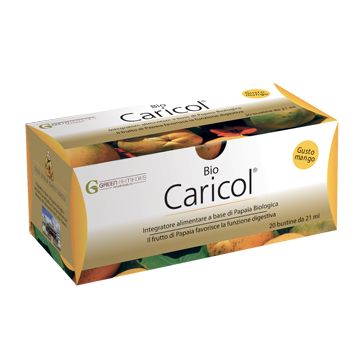 Solgar Bio Caricol Gusto Papaya Integratore Intestinale 20 Bustine