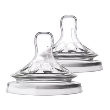 Avent 2 Tettarelle Natural Per Liquidi Densi Fessura A Y