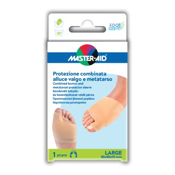Protezione master-aid per alluce valgo e metatarso s 1 pezzo