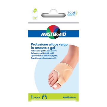 Protezione master-aid per alluce valgo e metatarso l 1 pezzo