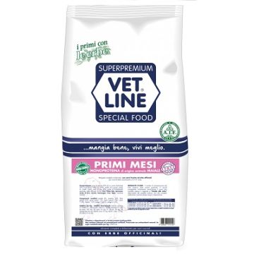 Vetline Cane Primi Mesi Monoproteico Maiale 3 Kg