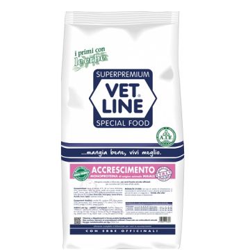 Vetline Cane Accrescimento Monoproteico Maiale 3 Kg