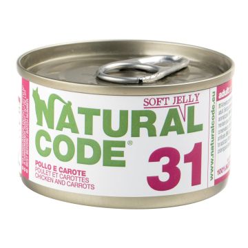 Natural Code Gatto Lattina (31) Adulto Pollo & Carote 85 Gr